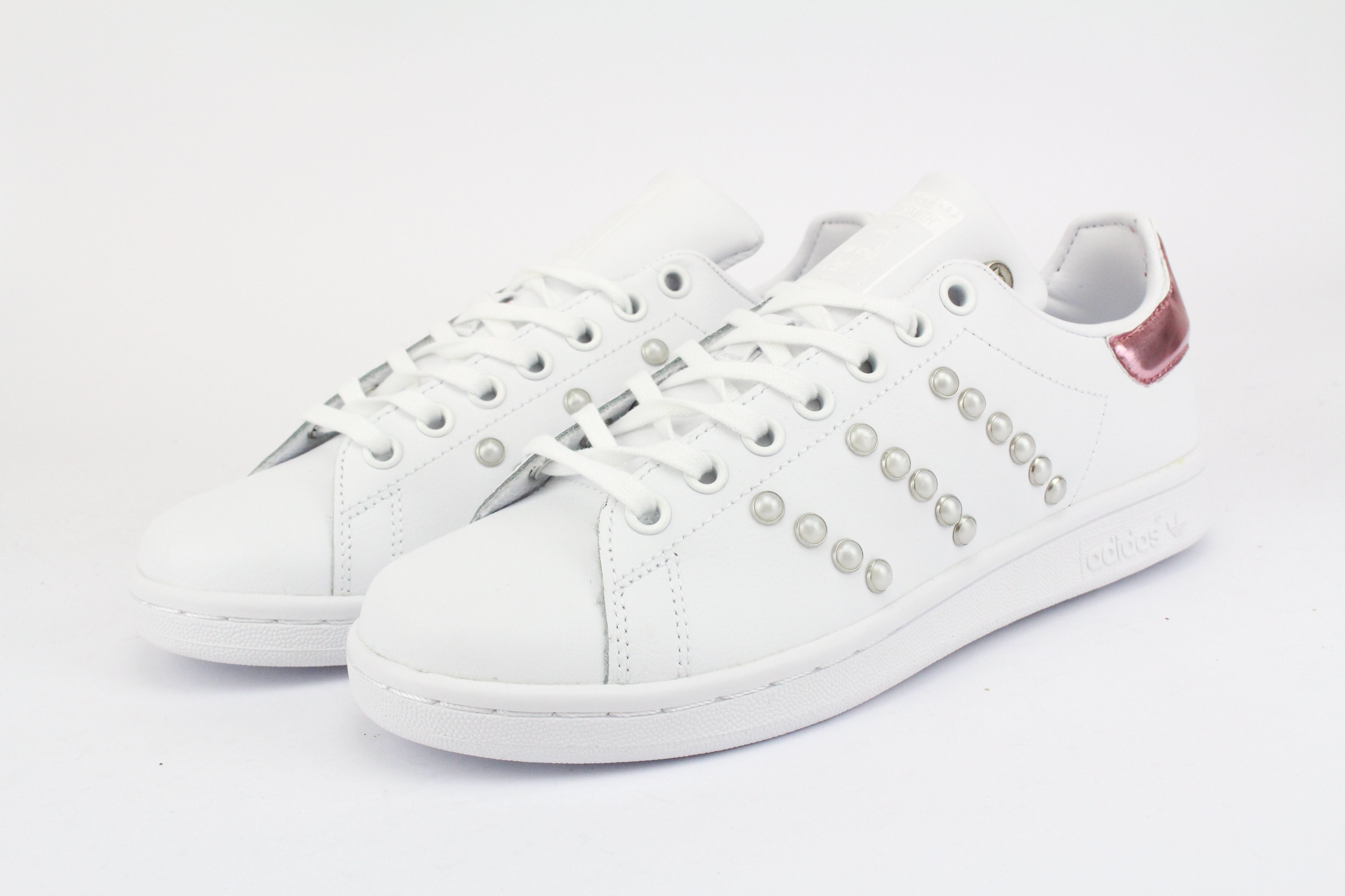 Adidas Stan Smith Laminated Leather &amp; Pearls