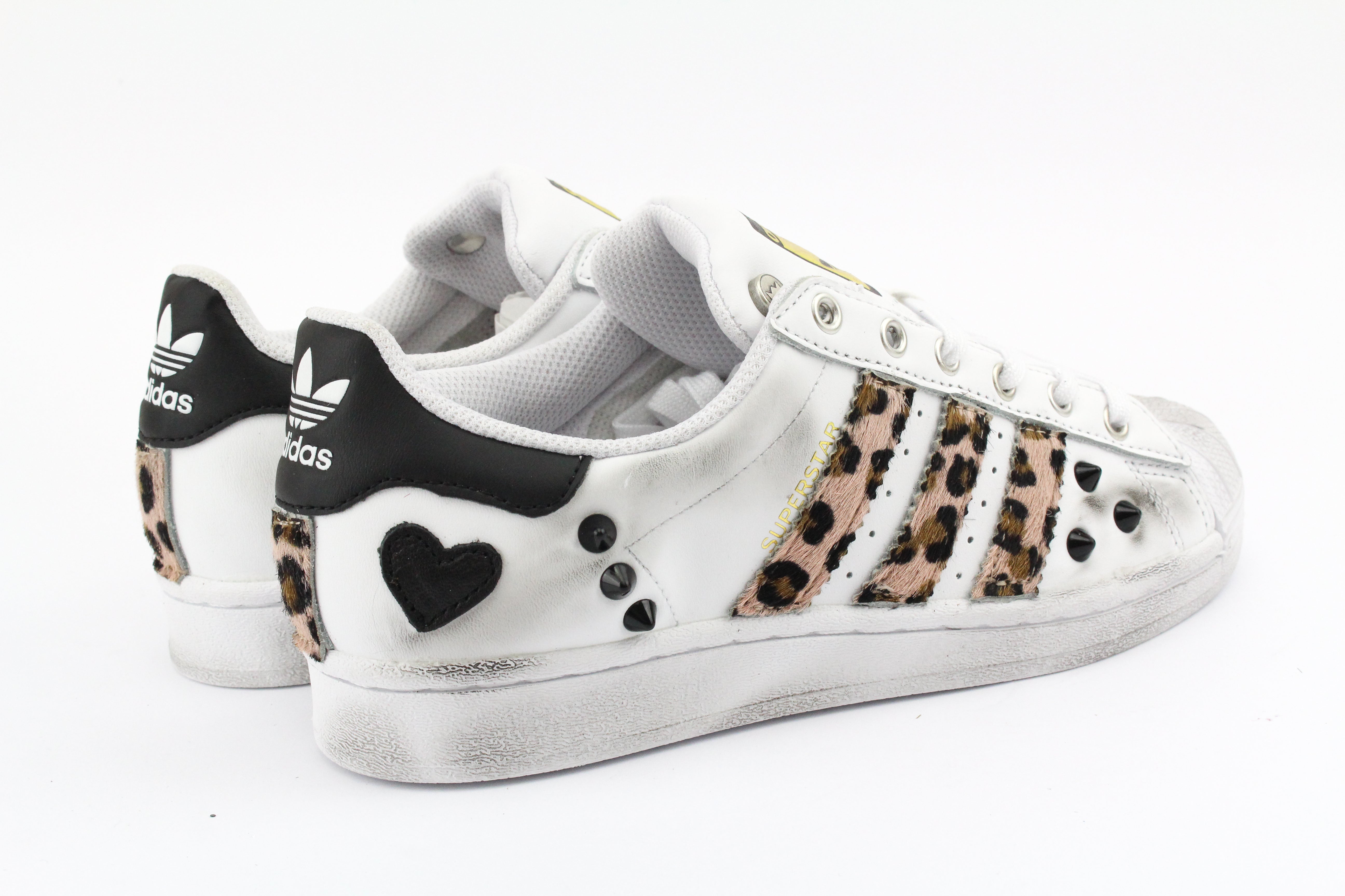 Adidas Superstar Maculate Pink Borchie & Cuore