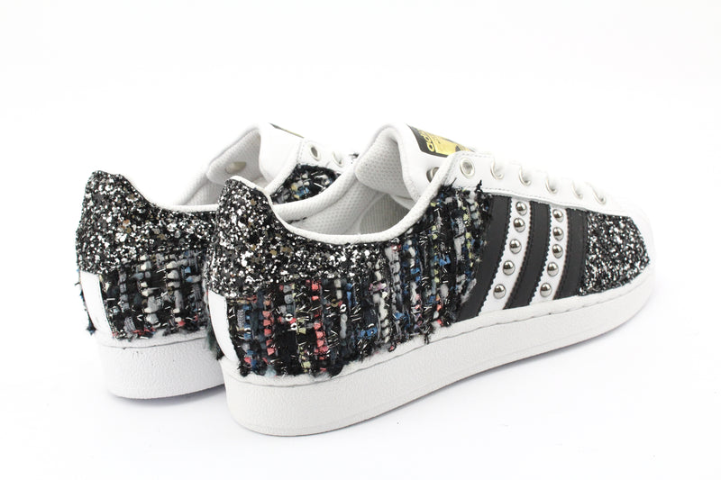 Adidas Superstar Tweed Glitter & Borchie