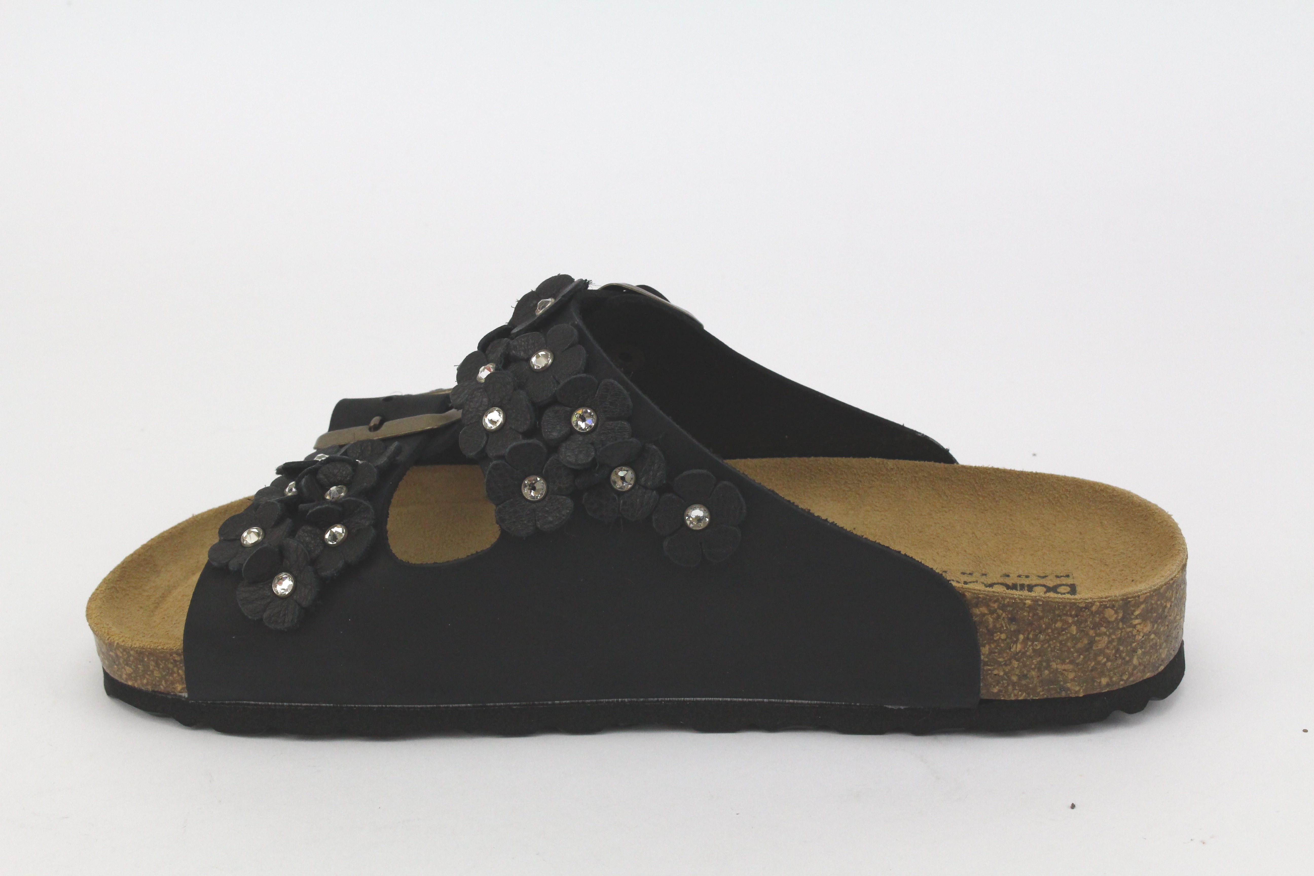 Fiori sandals in leather &amp; Strass