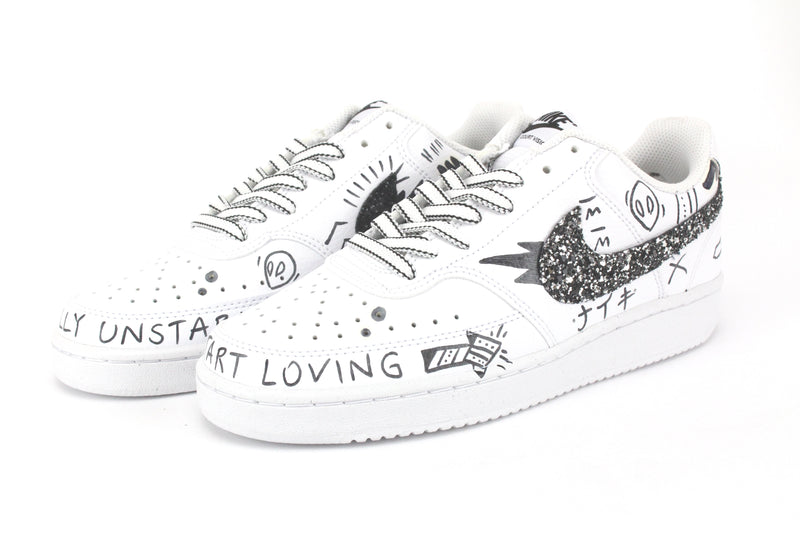Nike Court Vision Low Eye & Sword Two Glitter