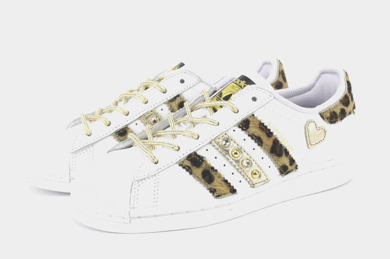 Adidas Superstar Maculate Pelle Borchie & Cuore