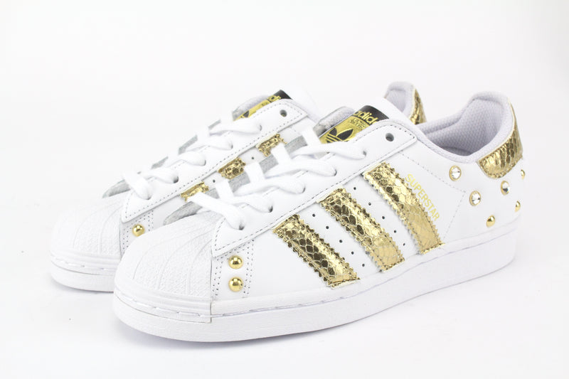 Adidas Superstar Cocco Laminato Gold & Strass