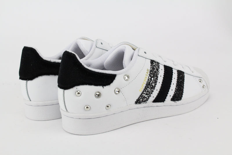 Adidas Superstar Velluto Glitter Black & Strass