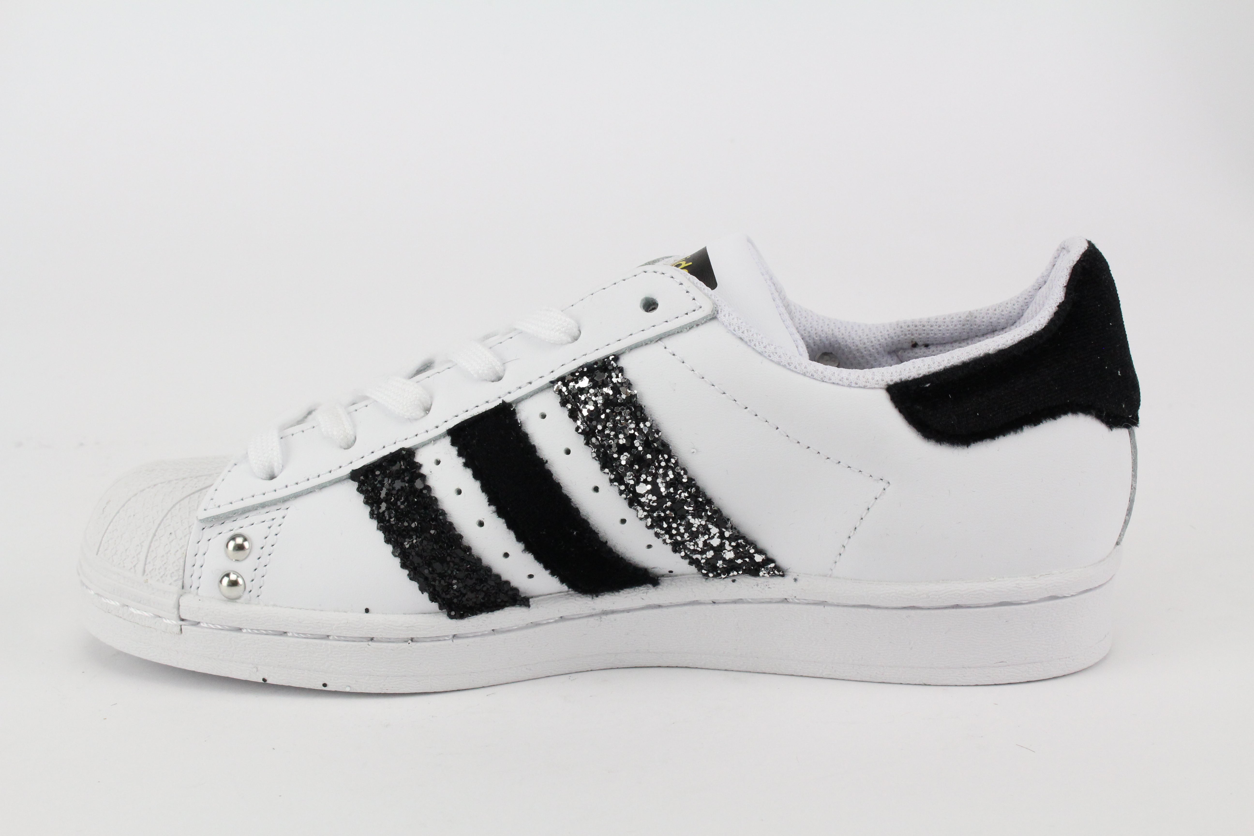Adidas Superstar Velvet Glitter Black &amp; Strass