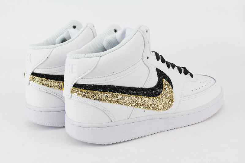 Nike Court Vision MID Glitter Gold