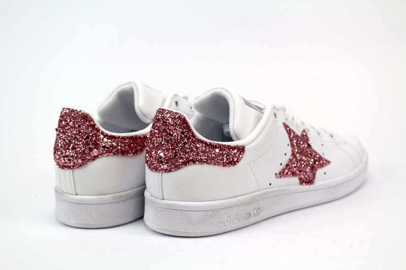 Adidas Stan Smith Personalizzate Stella Pink Glitter