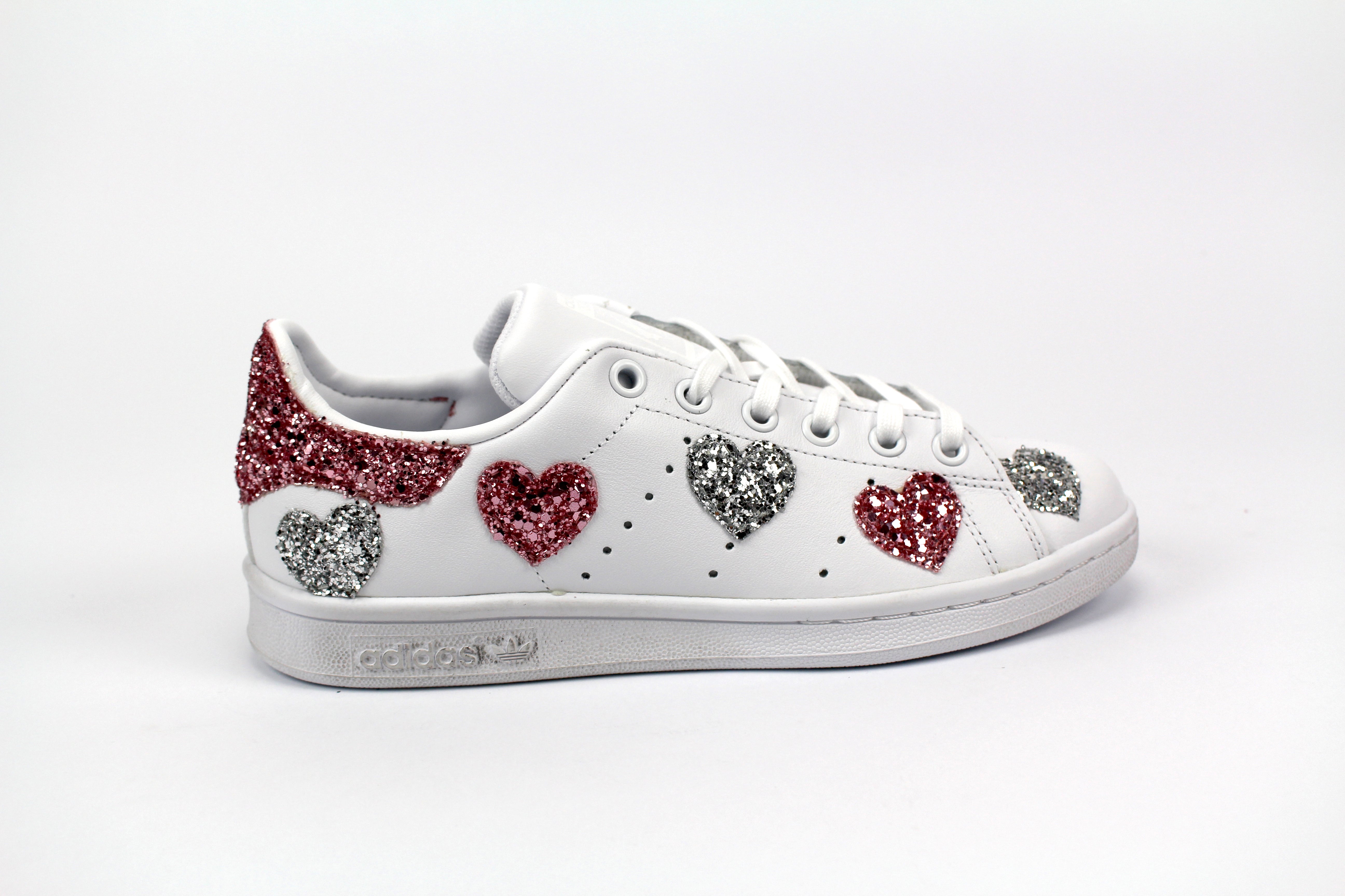 Adidas Stan Smith Glitter Hearts