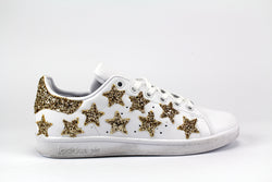 Adidas Stan Smith Personalizzate Stelline Glitter Oro