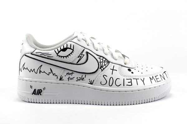 Nike Air Force 1 '07 Personalizzate Eye & Sword