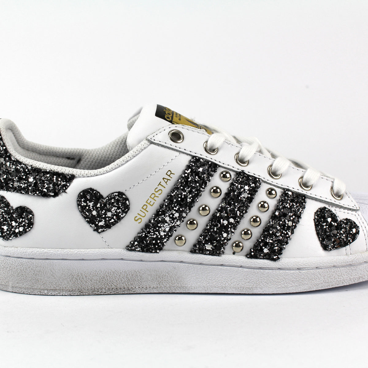 Adidas Superstar Personalizzate Borchie & Cuori