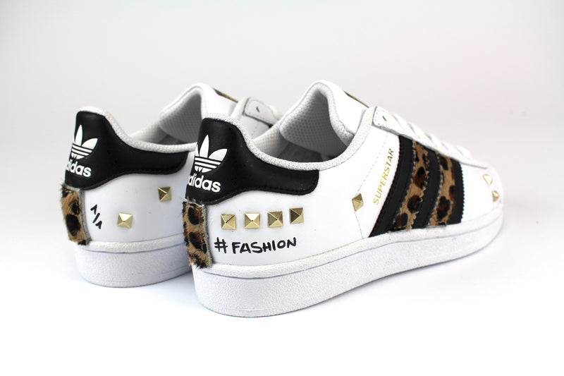 Adidas Superstar Personalizzate Maculate Borchie & Graffiti