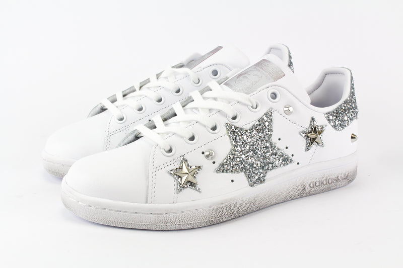 Adidas Stan Smith Personalizzate Multistelle Argento