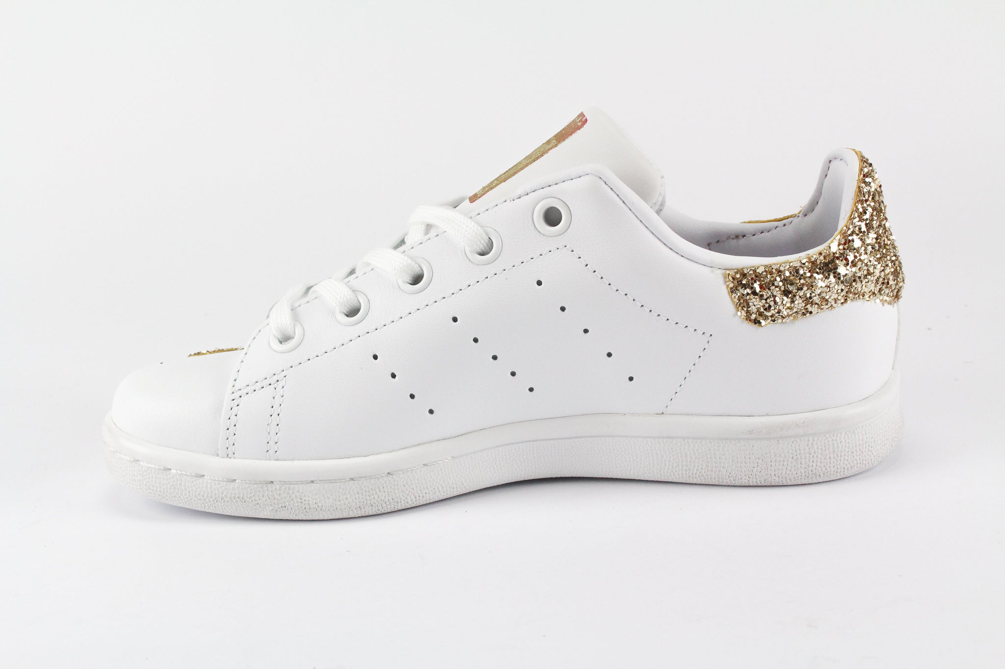 Adidas Stan Smith Personalizzate Cuori Gold Glitter