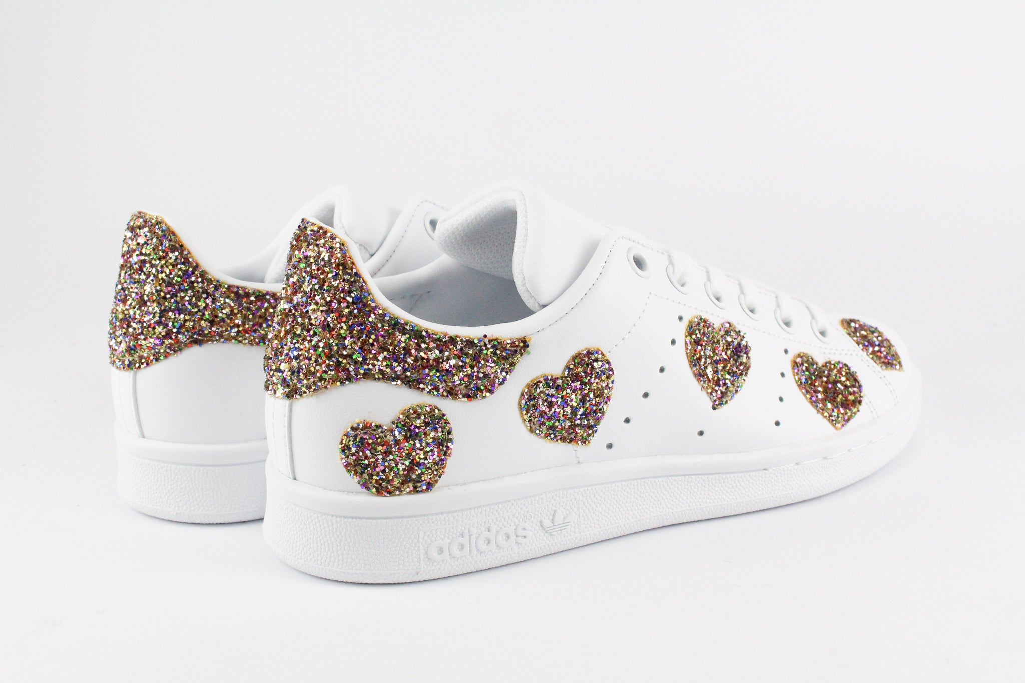 Adidas Stan Smith Multi Glitter Hearts