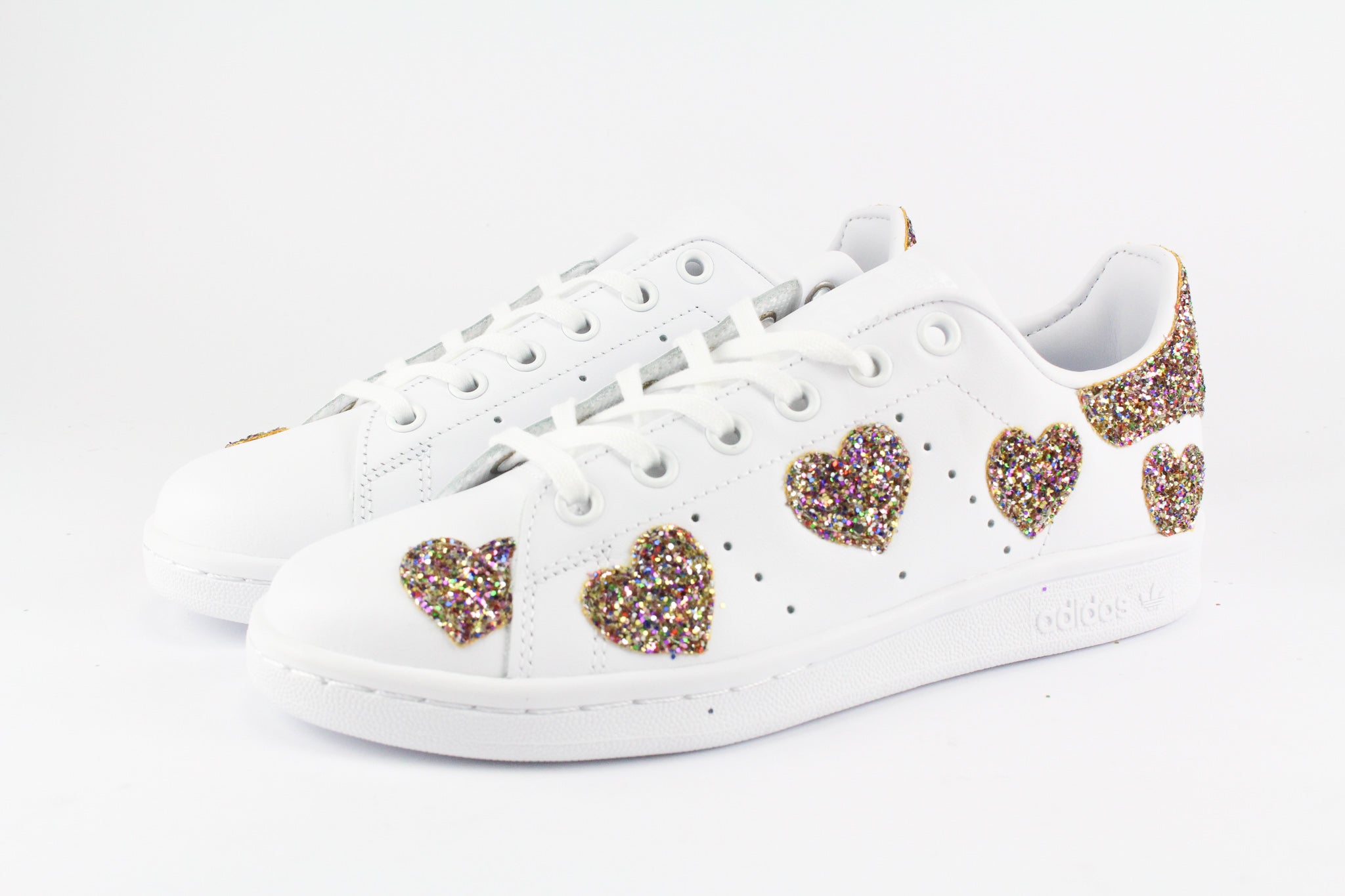 Adidas Stan Smith Multi Glitter Hearts