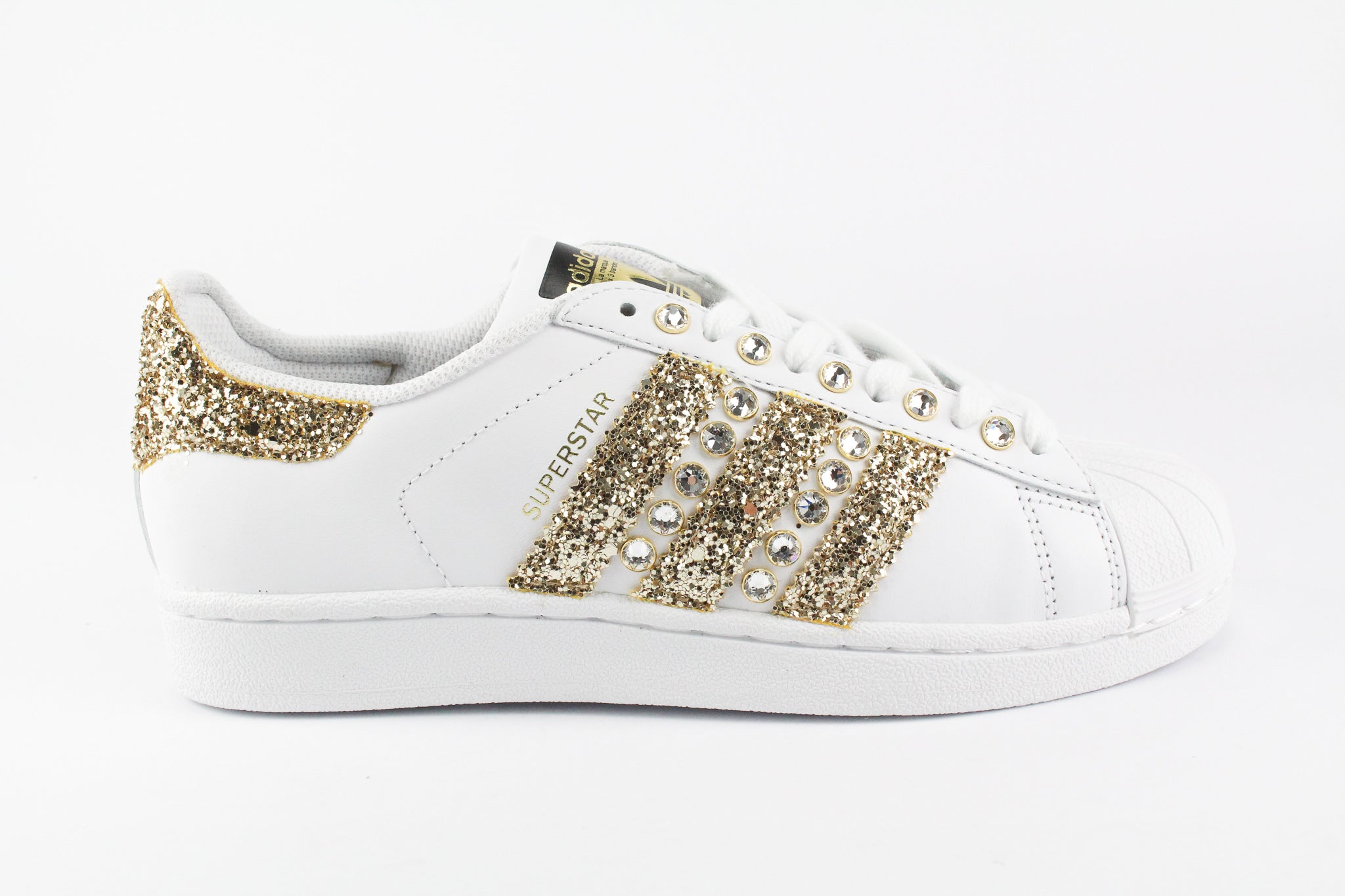 Adidas Superstar Strass & Gold Glitter