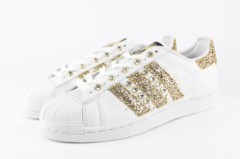 Adidas Superstar Strass & Gold Glitter