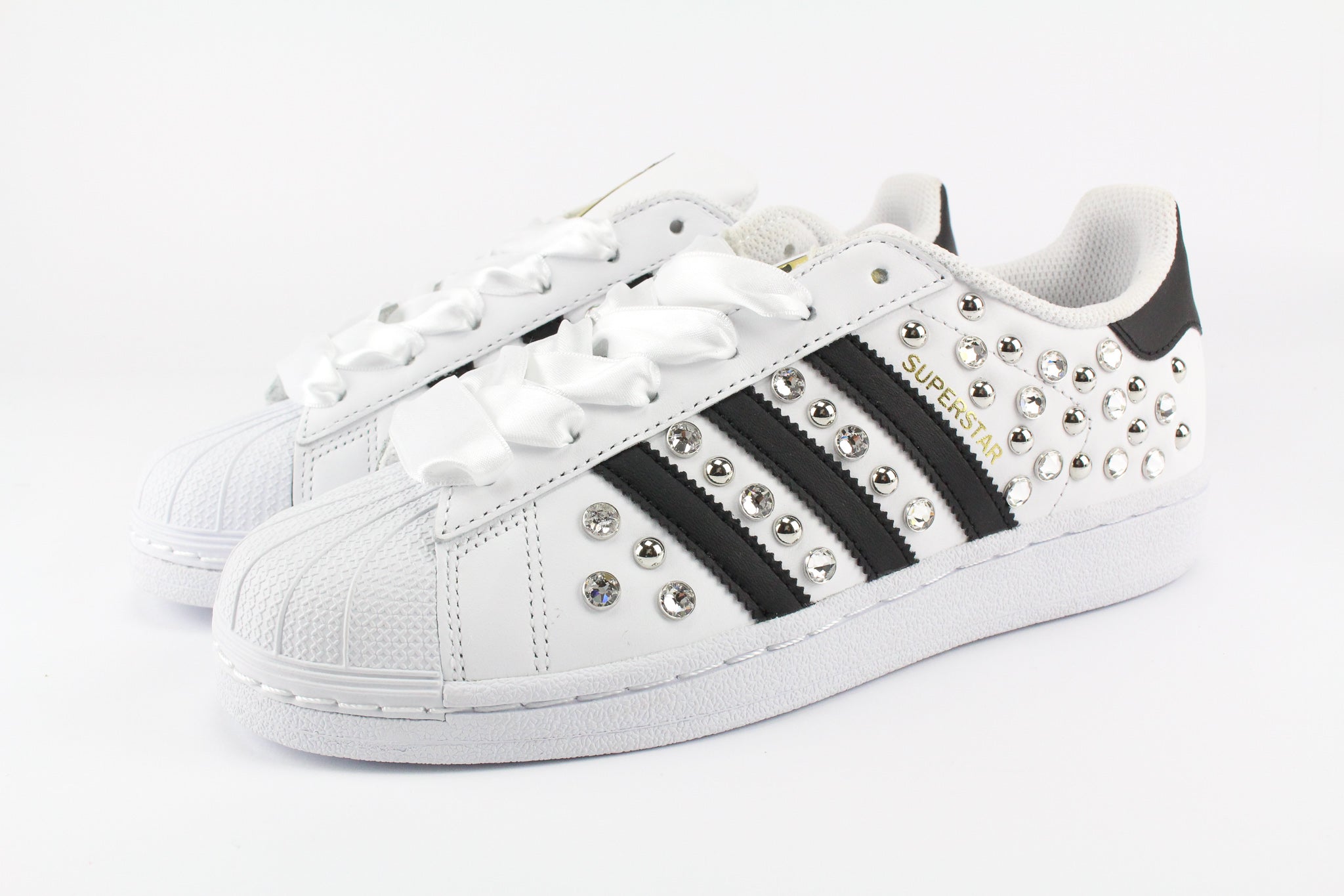 Adidas Superstar Total Strass Studs &amp; Satin Laces
