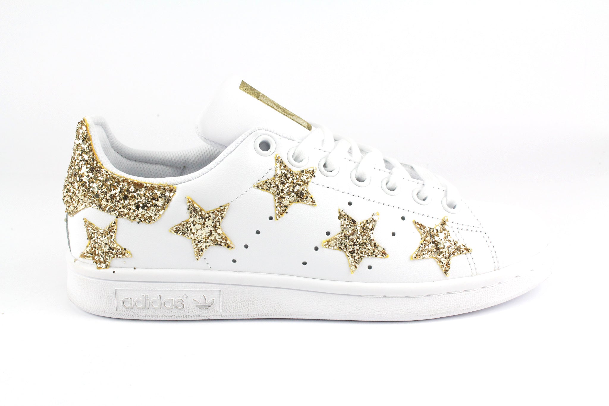 Adidas Stan Smith Gold Glitter Stars