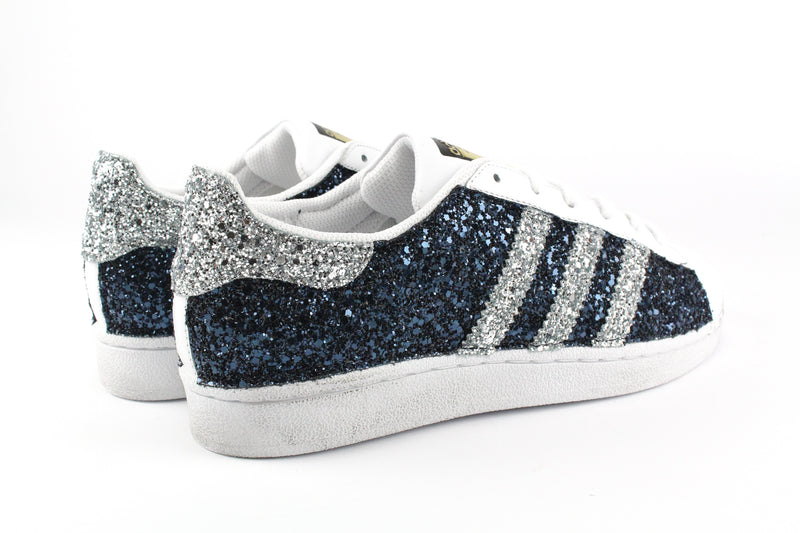 Adidas Superstar Total Glitter Navy