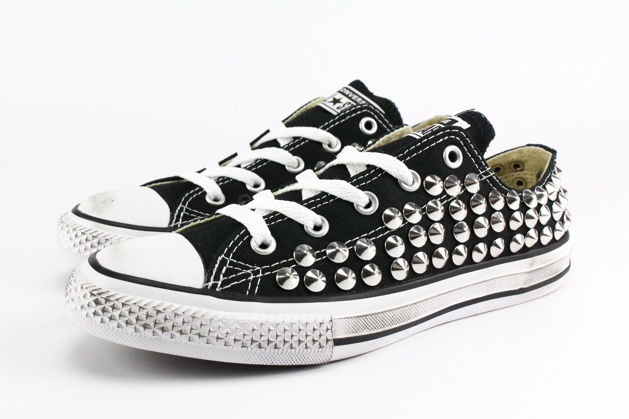 Converse All Star Black Low Total Studs