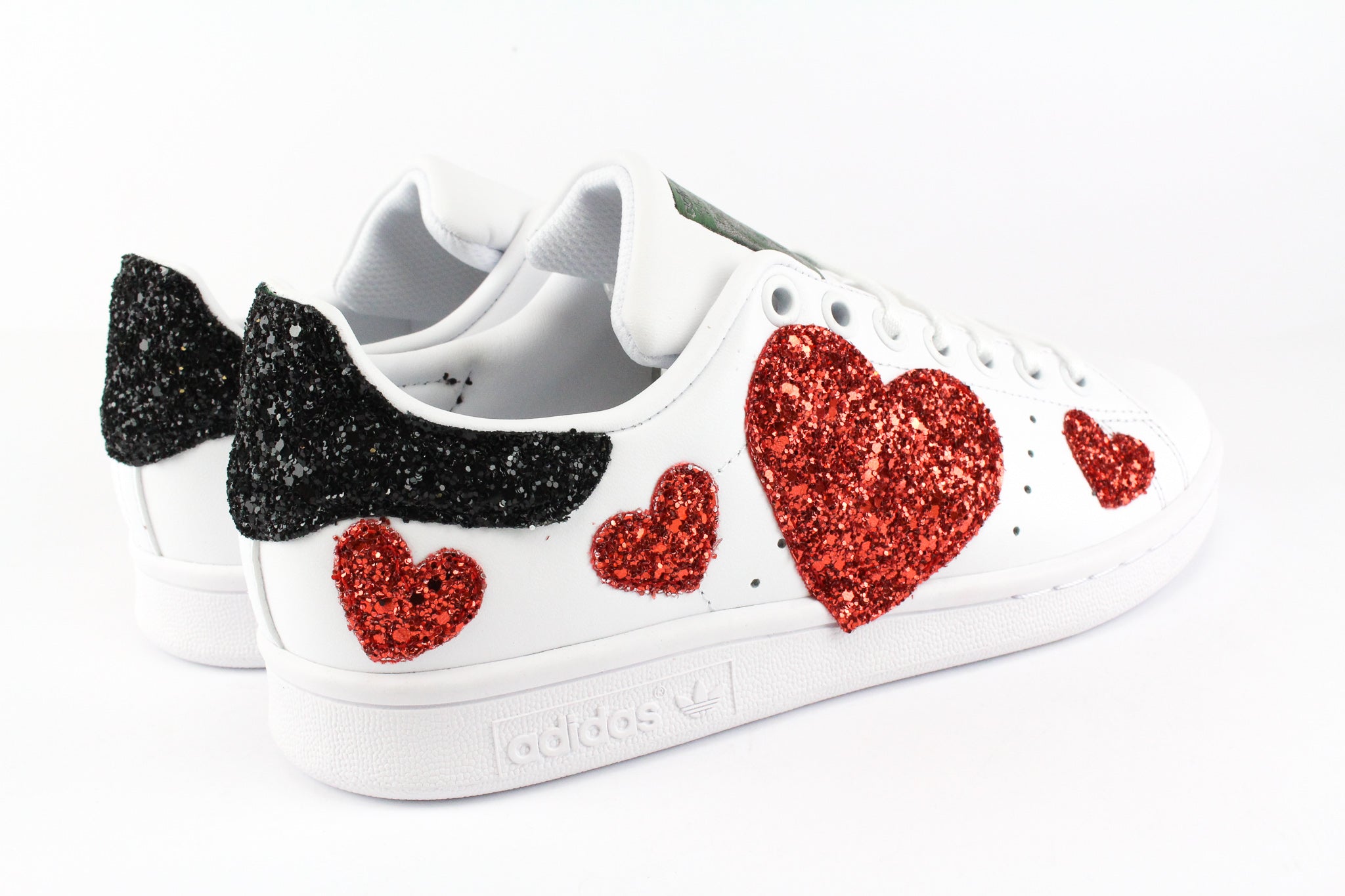 Adidas Stan Smith Red Hearts