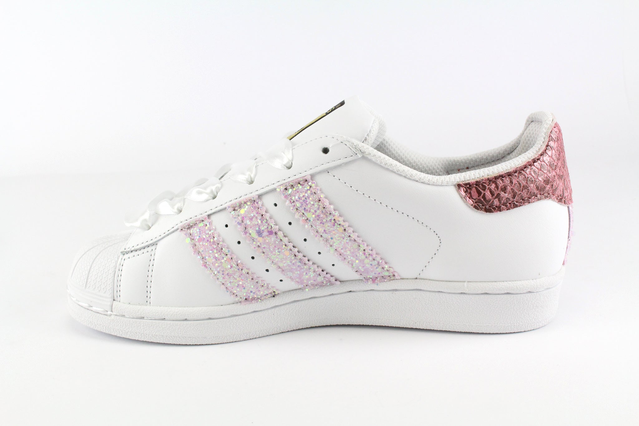Adidas Superstar Python Pink Glitter &amp; Strass