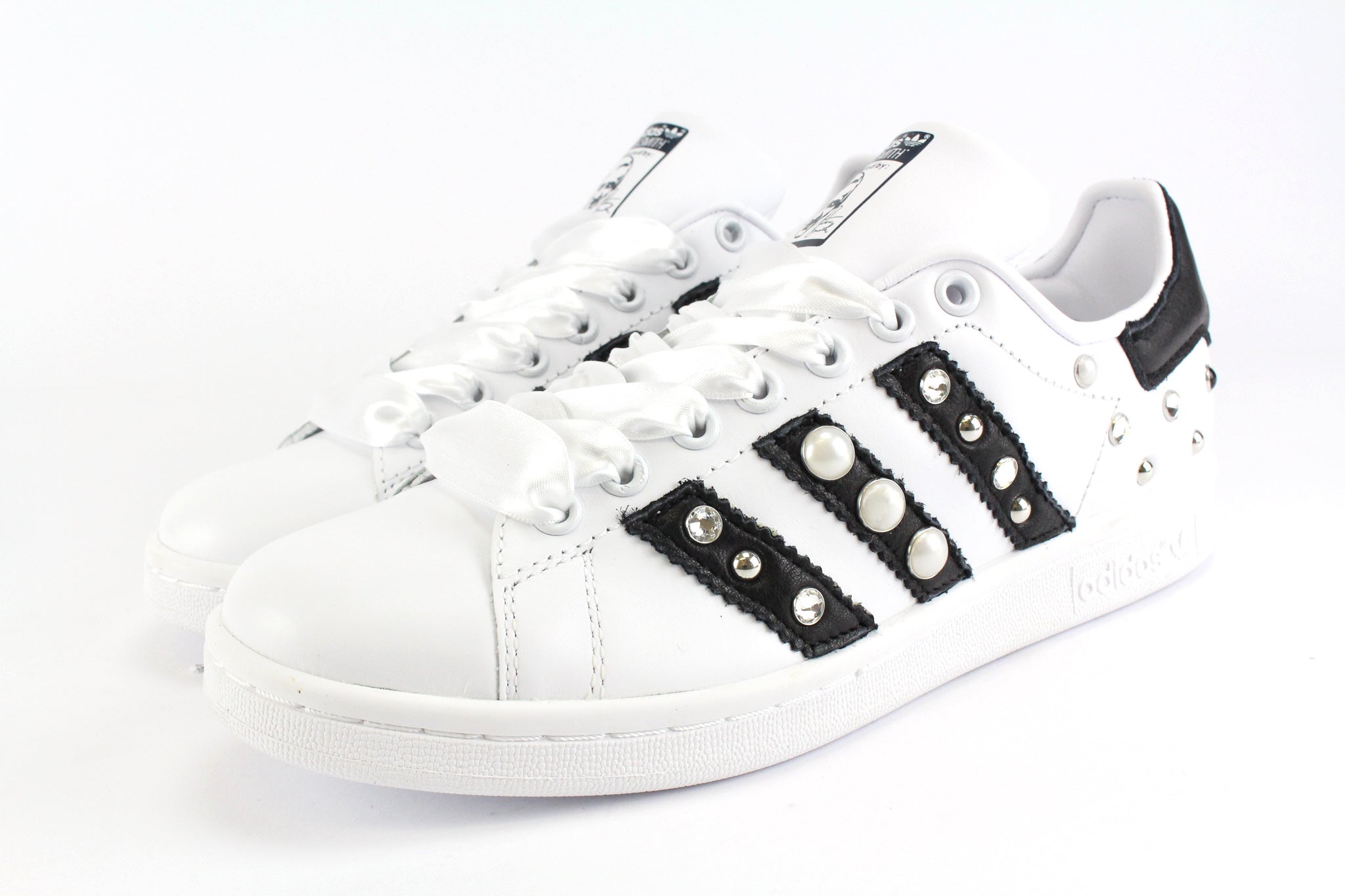 Adidas Stan Smith Strass Pearls &amp; Satin Laces