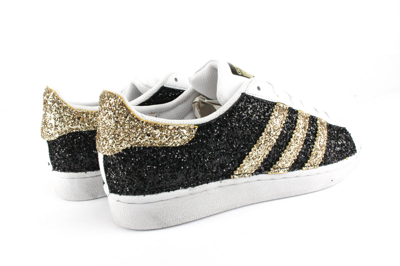 Adidas Superstar Total Glitter Gold&Black