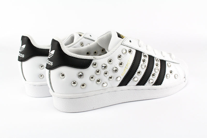 Adidas Superstar Personalizzate Total Borchie & Strass