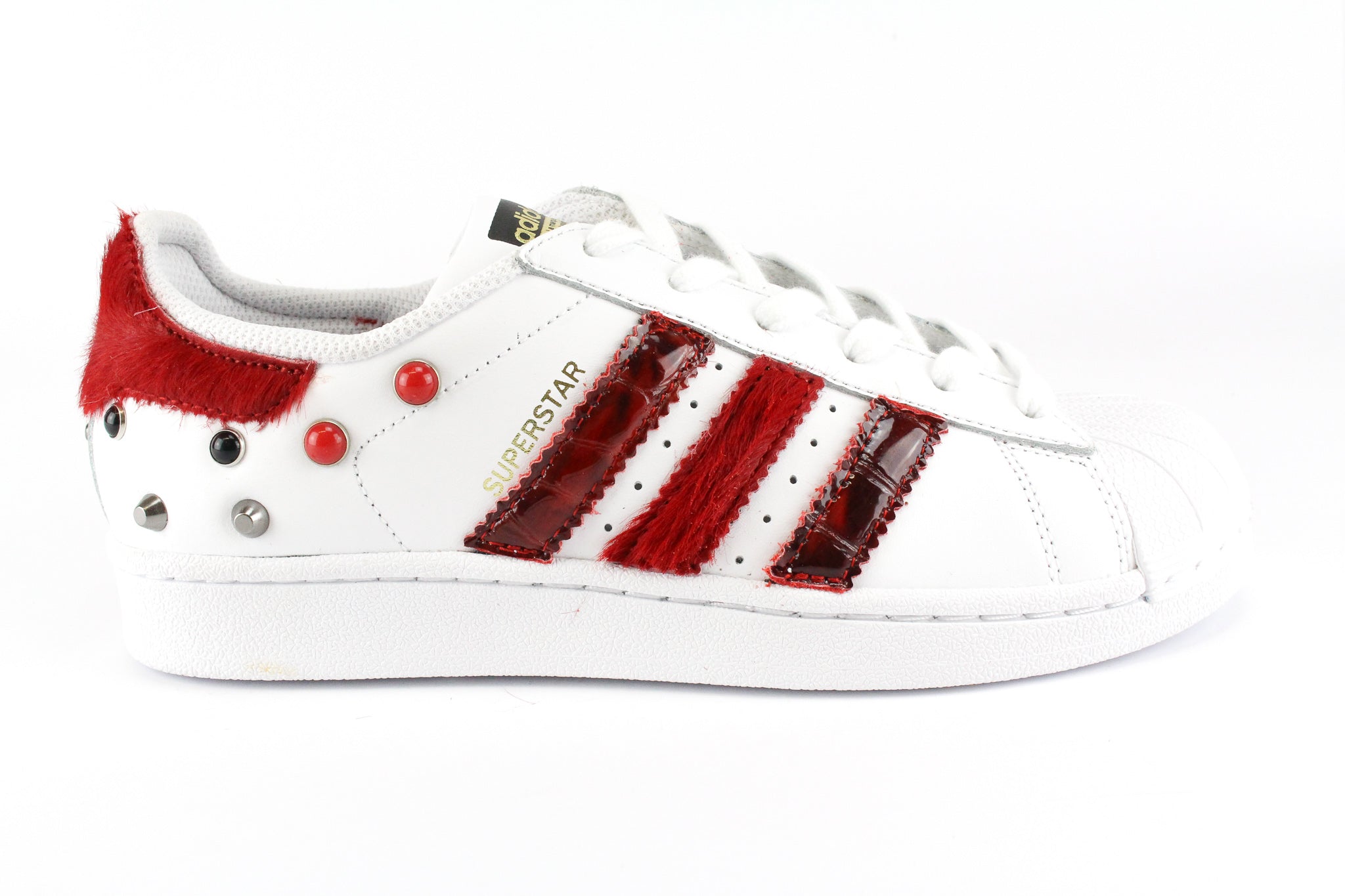 Adidas Superstar Coconut Red Horse &amp; Studs