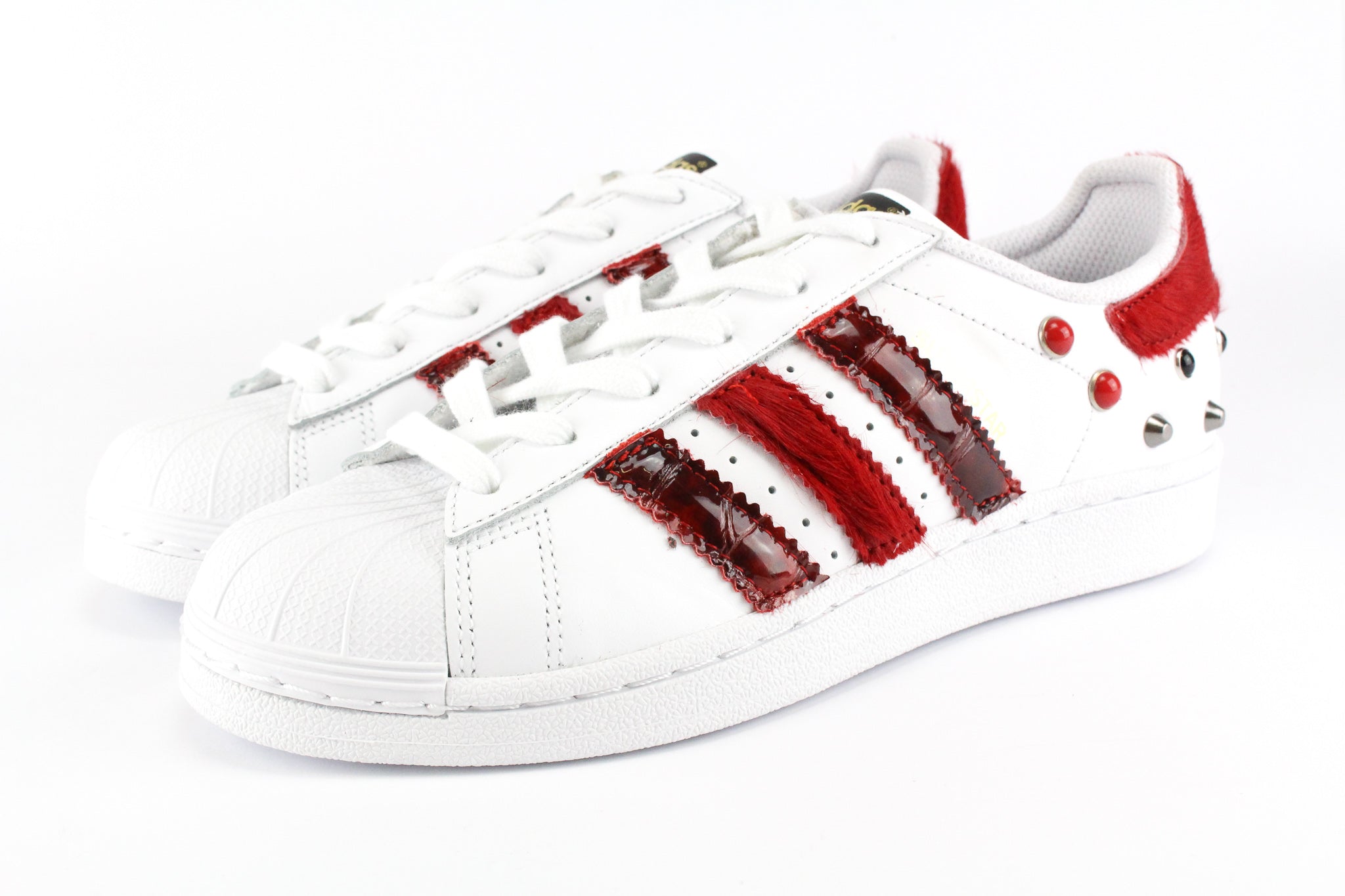 Adidas Superstar Coconut Red Horse &amp; Studs