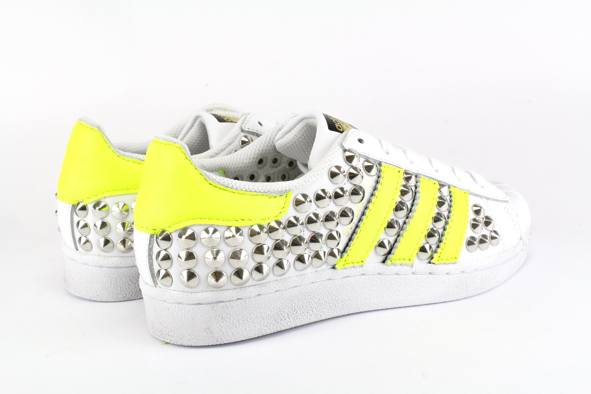 Adidas Superstar Total Studs &amp; Fluo Yellow