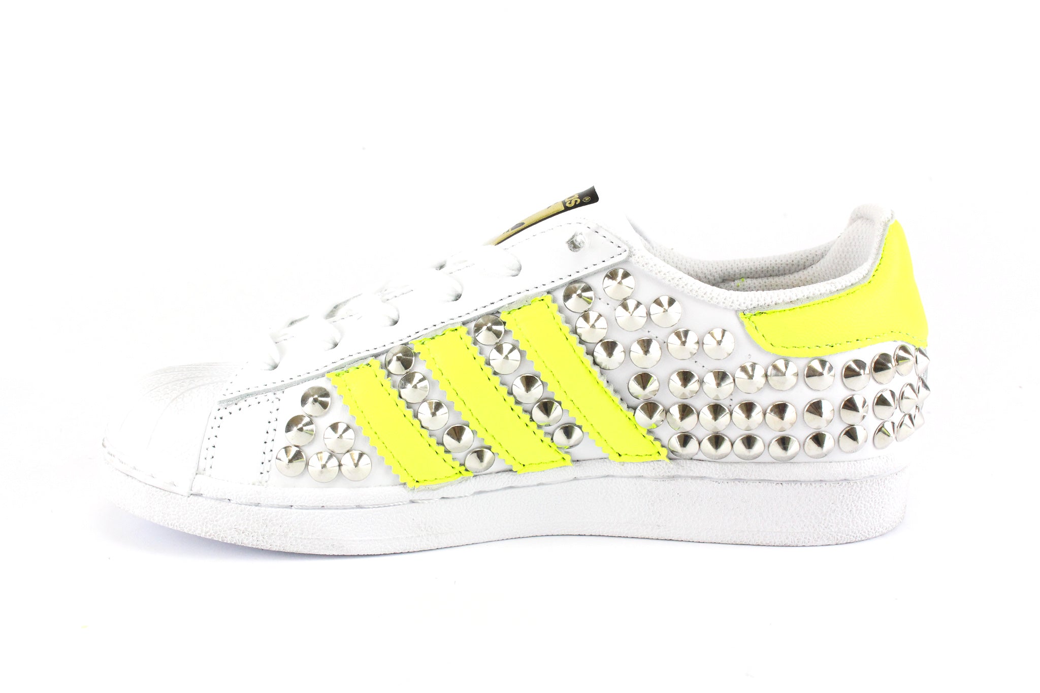 Adidas Superstar Total Studs &amp; Fluo Yellow
