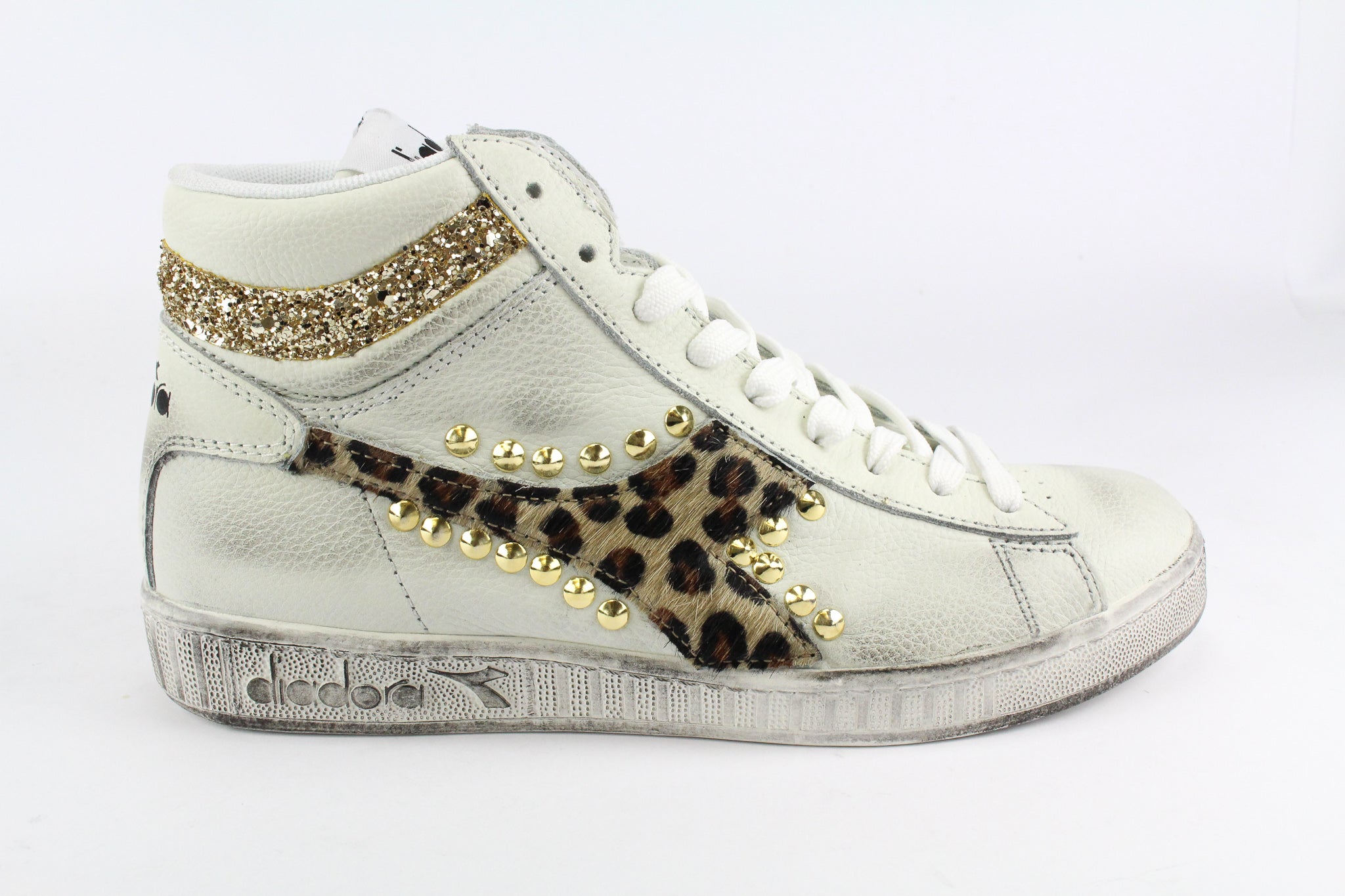 Diadora Game L High Waxed Spotted Glitter &amp; Studs