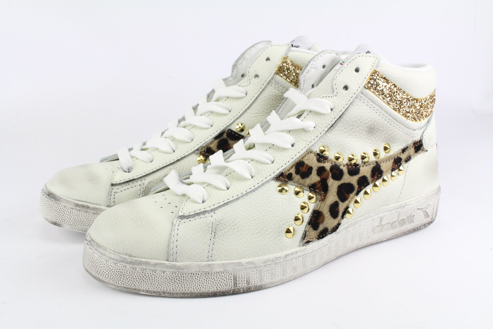 Diadora Game L High Waxed Spotted Glitter &amp; Studs