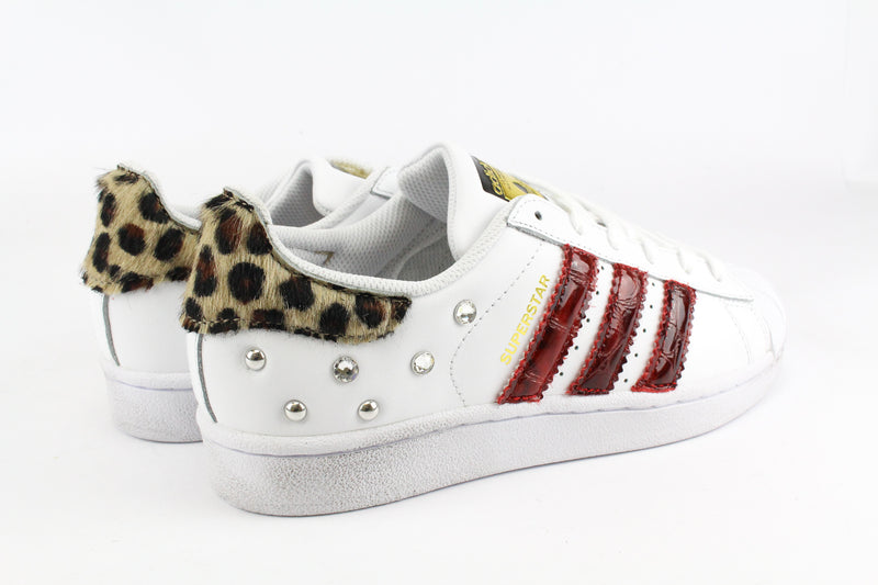 Adidas Superstar Maculate Cocco Rosso & Strass