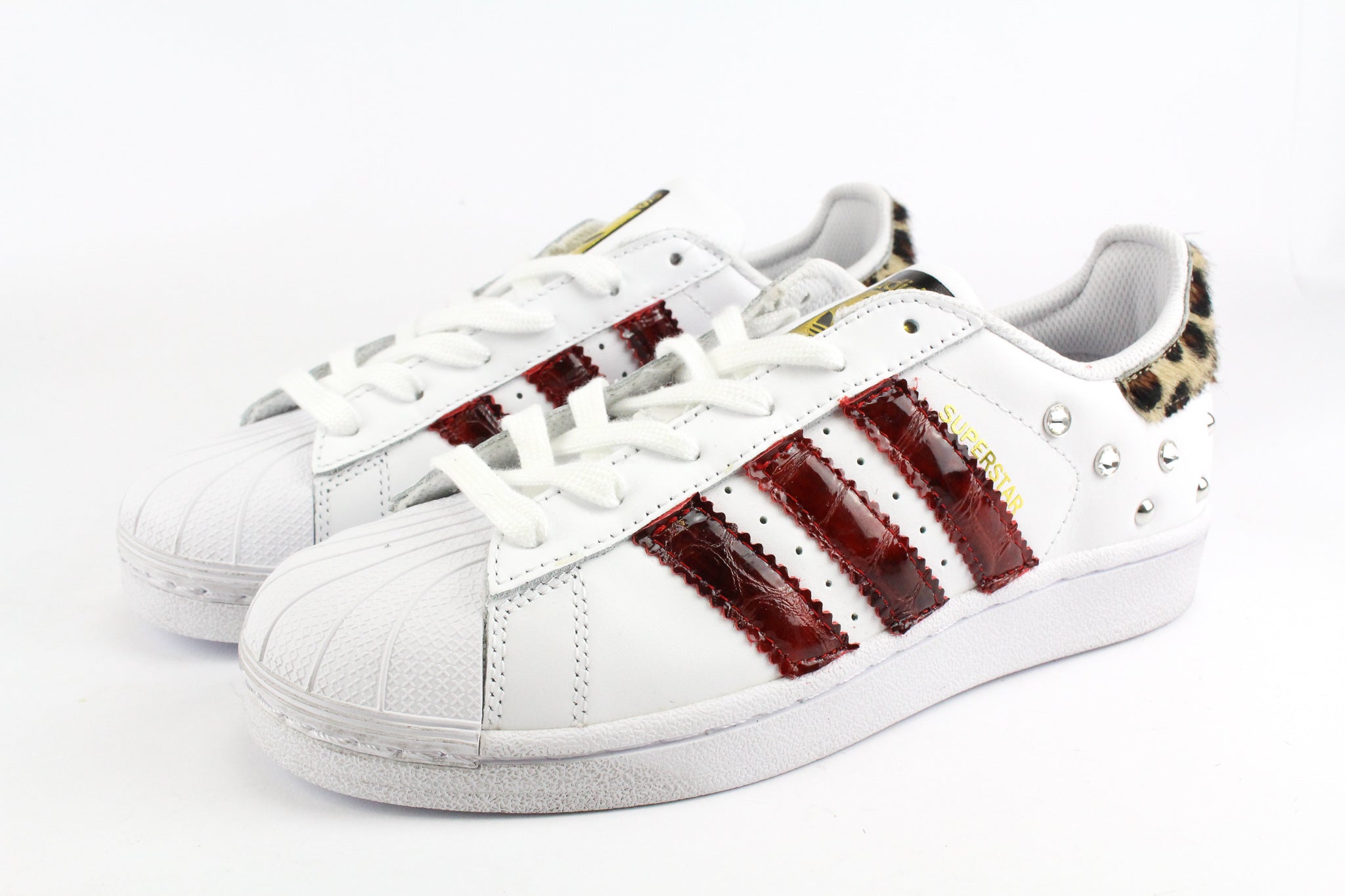 Adidas Superstar Spotted Cocco Red &amp; Strass