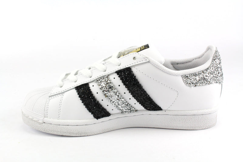 Superstar glitter nere Clearance