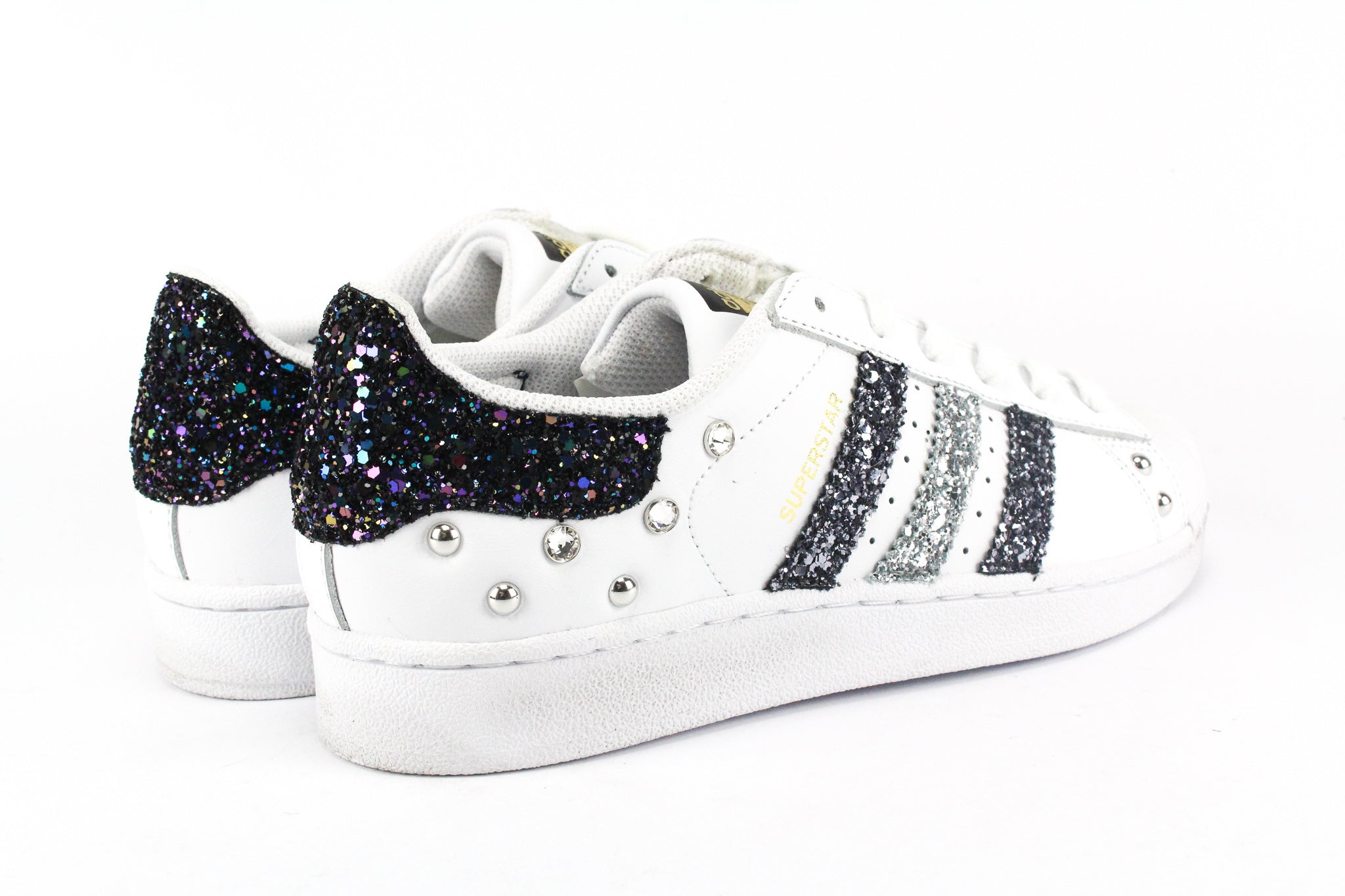 Adidas Superstar Black Iris Glitter &amp; Strass