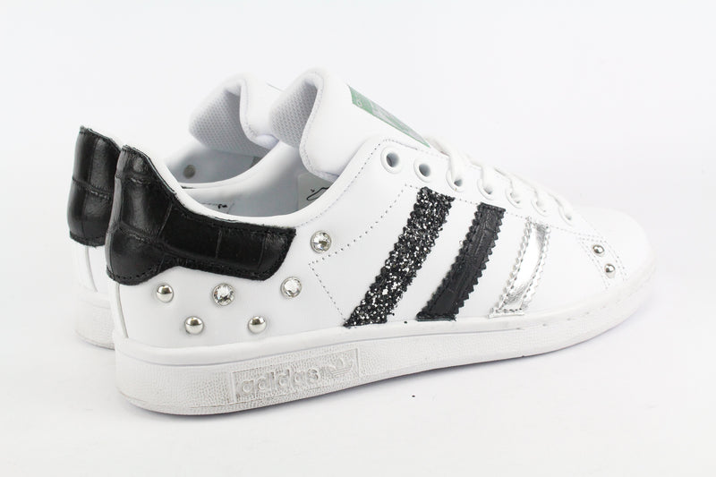 Adidas Stan Smith Cocco Black Glitter & Strass