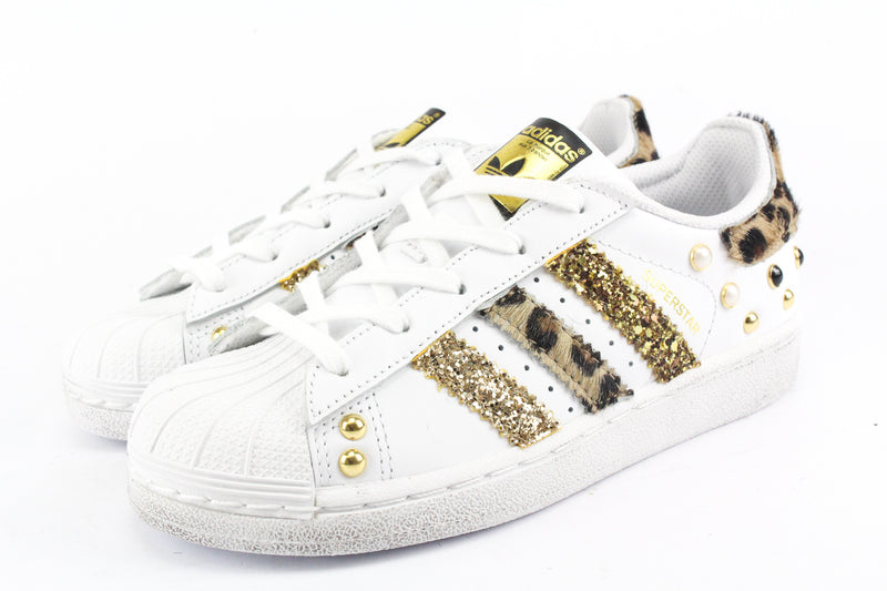 Adidas Superstar J Maculate Glitter & Borchie
