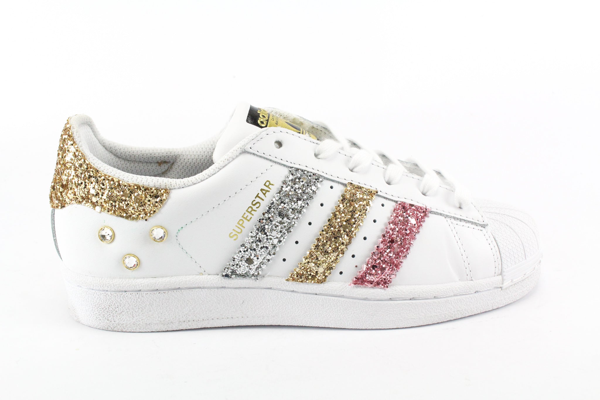Adidas Superstar J Multi Glitter &amp; Strass