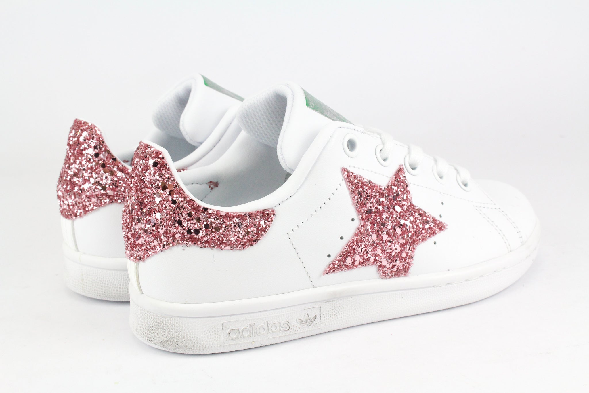 Adidas Stan Smith J Stella Pink Glitter