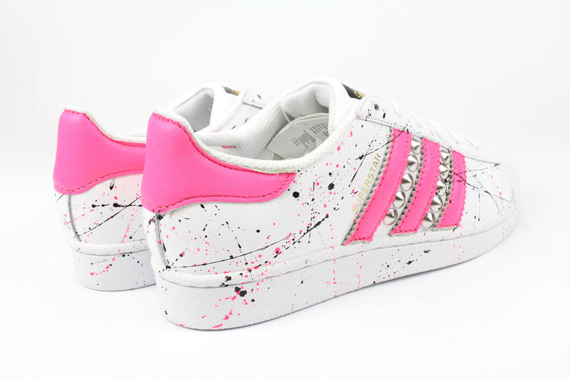 Adidas Superstar Pink Fluo & Vernice
