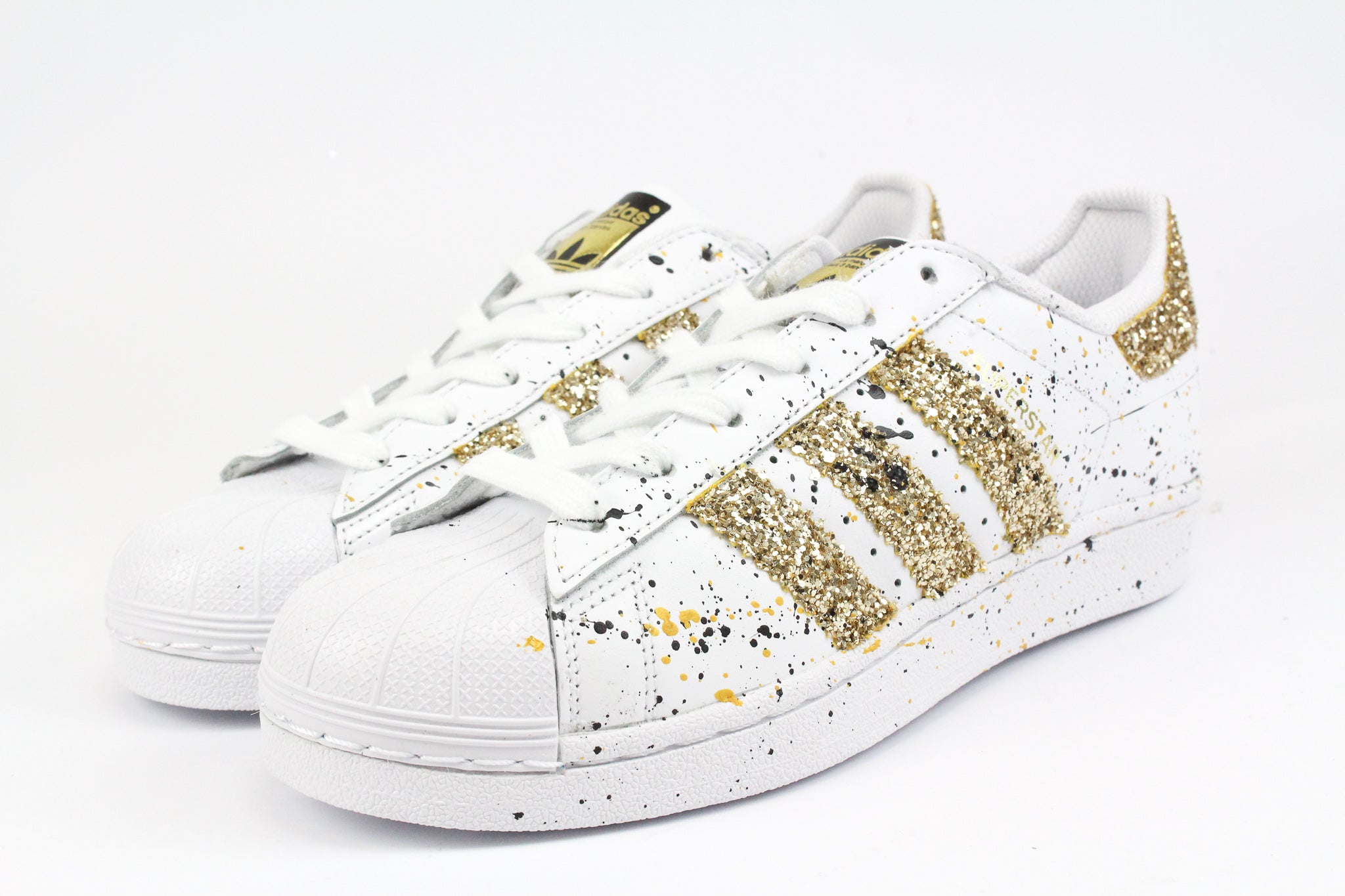 Adidas Superstar Gold Glitter & Vernice