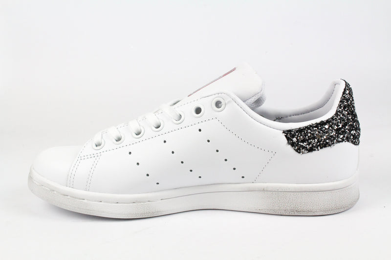 Adidas Stan Smith Cuore Glitter Black Silver & Strass