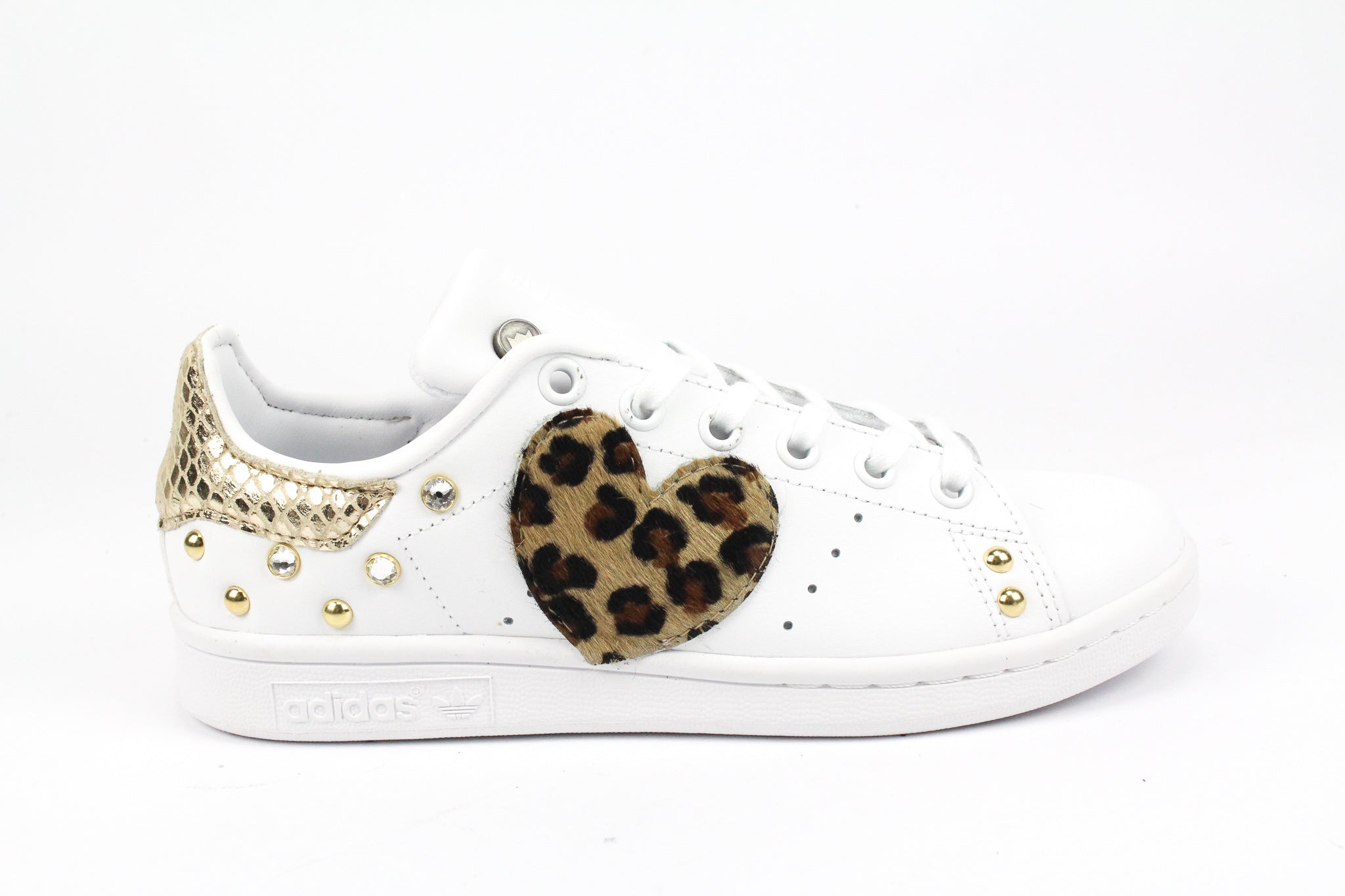 Adidas Stan Smith Heart Spotted &amp; Python Gold