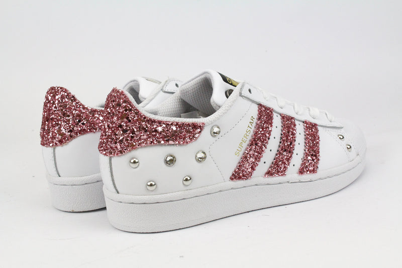 Adidas Superstar Pink Glitter & Strass
